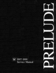 Руководство по ремонту и техническому обслуживанию автомобиля Honda Prelude 1997-1999 г.в.